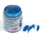 Embossing-Pulver 10g Glitzer blau